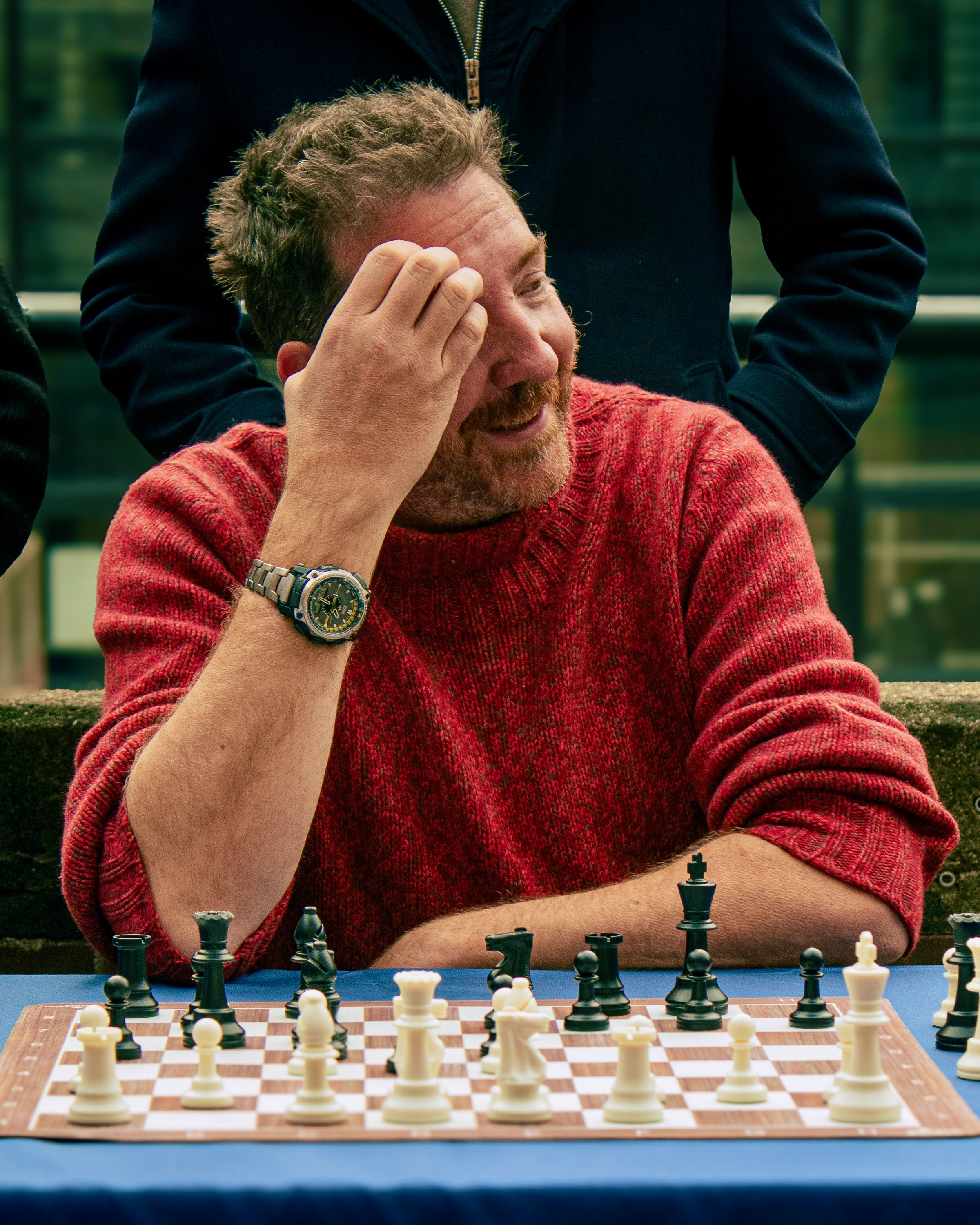 Giovanni Squillero playing chess, 2025